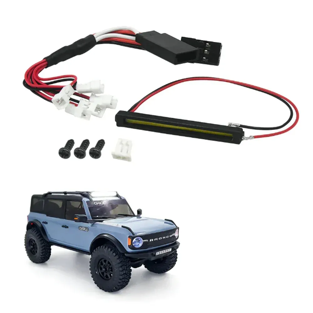 PHB7615 Powerhobby LED Head Lights Bar (Straight White ) Axial SCX30 Bronco