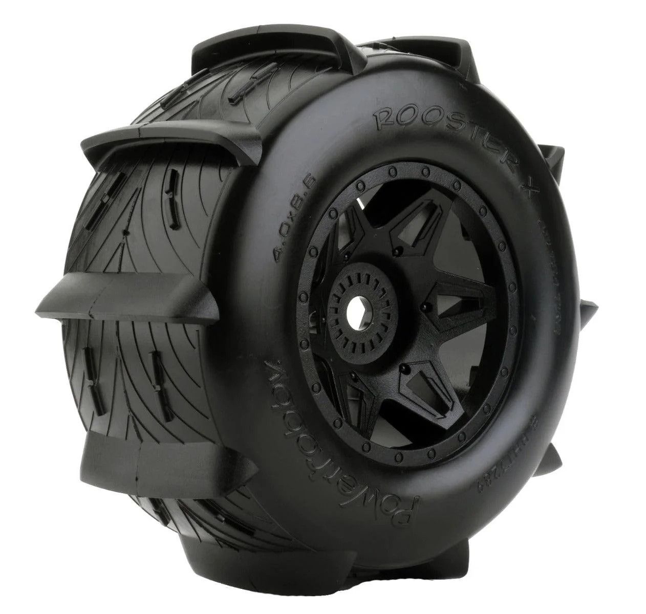 Powerhobby Rooster X Belted Paddle Sand Snow Tires 1/5 FITS Traxxas X-Maxx