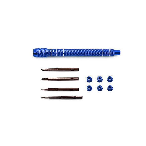 PHB7637D Powerhobby Axial SCX30 Multi-Functional Screwdriver Set Blue