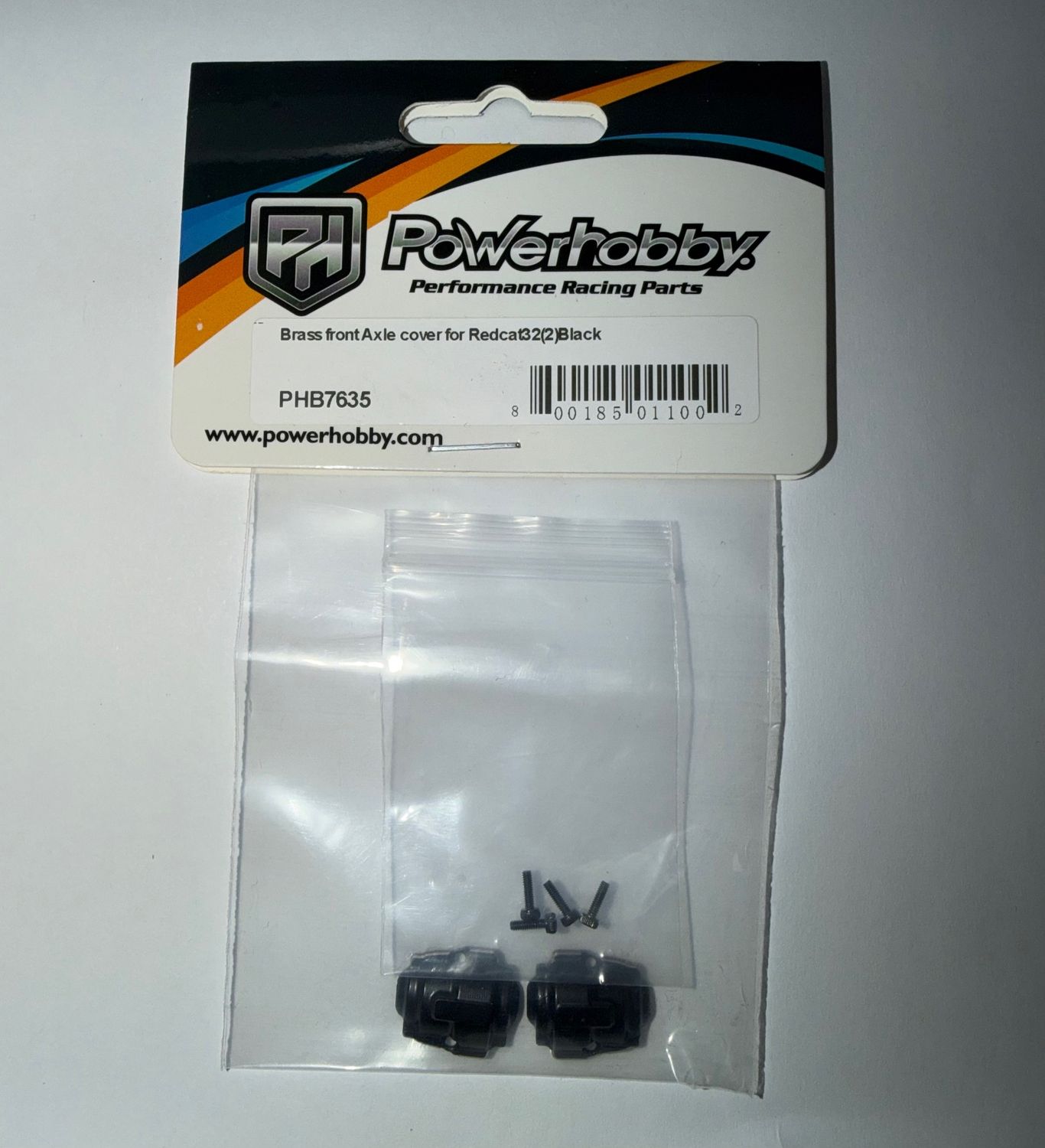 PHB7635 Powerhobby Redcat Ascent-32 Brass Front Axle Covers