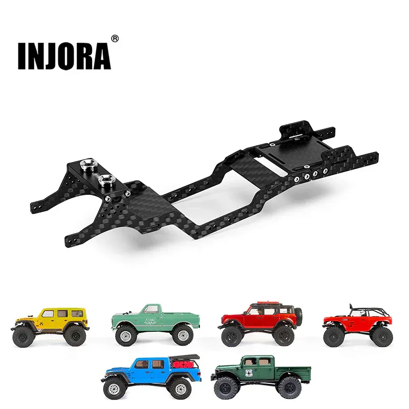 SCX24-182 Injora Axial SCX24 Carbon Fiber Universal LCG Chassis Frame Kit