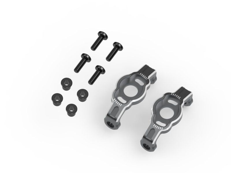 HPI161145 Aluminum C-Hub Set (Gunmetal), for Venture18