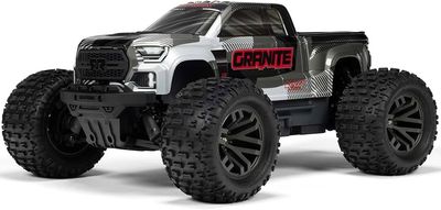 ARA4302V4T3 1/10 GRANITE 4X4 223S BLX BRUSHLESS MONSTER TRUCK RTR WITH DSC, GUN METAL