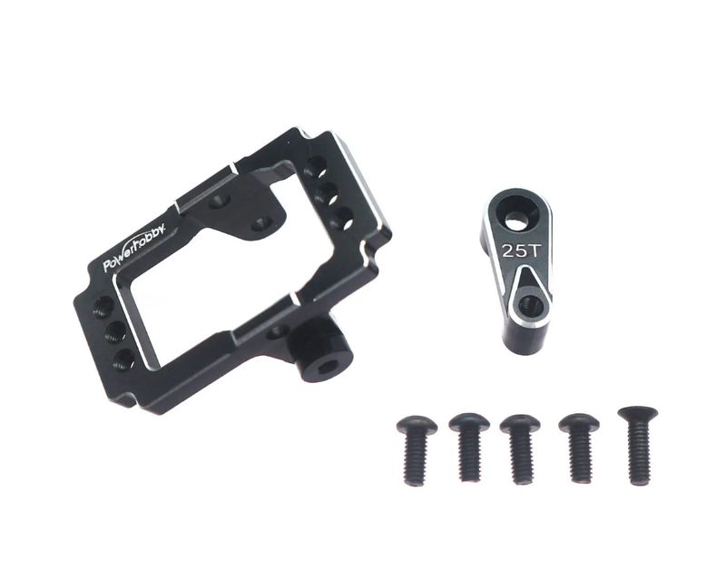 PHB5700 Powerhobby Aluminum Servo Mount w Horn FITS 59MG Micro Servo FOR Traxxas TRX-4M