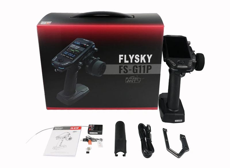 82155-A    Flysky G11P ANT 11-Channel 2.4GHz Transmitter w/ R11P Receiver