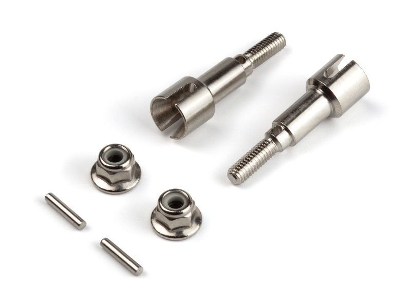 540069	BlackZon Metal Rear Axles (2pcs)