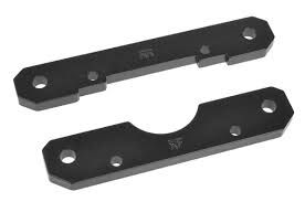 COR00180-975	Corally Suspension Arm Mount, XB, Rear 4mm Aluminum, 1 Set, for Spark &amp; Kagama 4