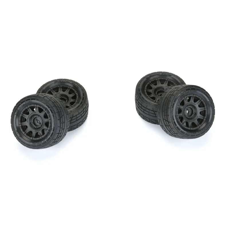 PRO1028710 Menace F/R MTD 12mm Black Raid for Arrma Granite GROM
