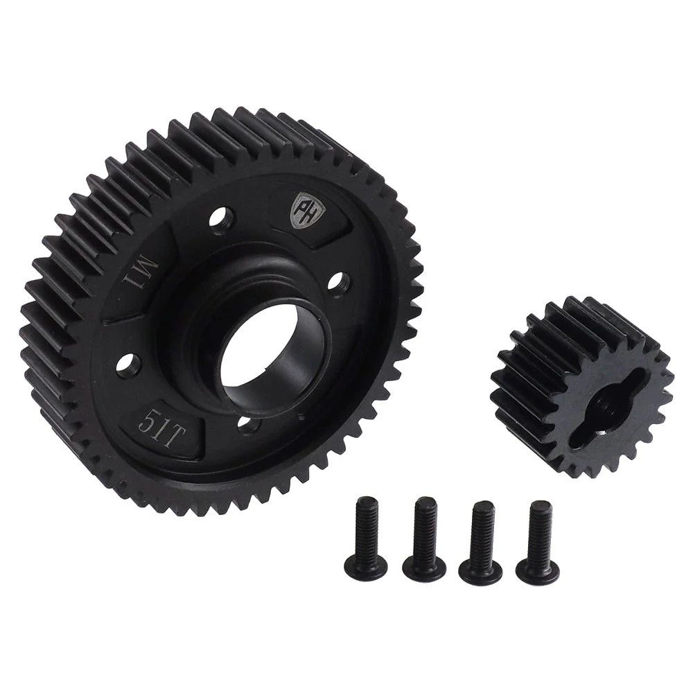 PHB6824 Powerhobby Center Diff Output Gear 51T &amp; Input Gear 20T FOR Traxxas X-Maxx / XRT