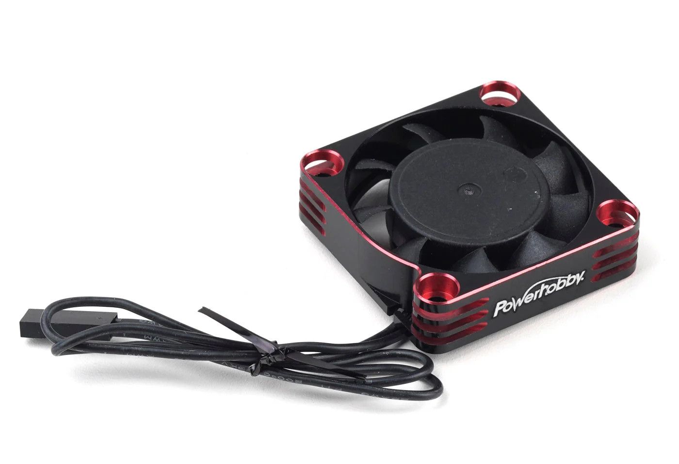 PHB7652Red Powerhobby 40x40x10mm Tornado High Speed Aluminum RC Cooling Fan 40mm RED 18000RPM