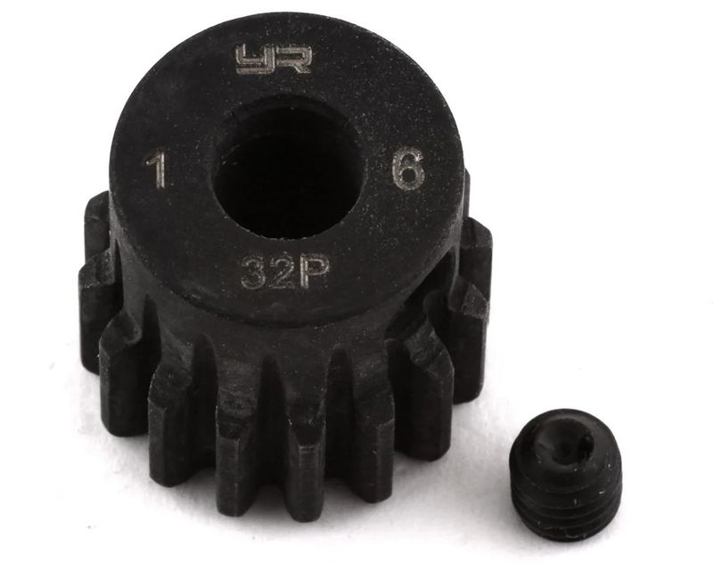 MG-32004 Yeah Racing Steel 32P Pinion Gear (5mm Bore) (16T)