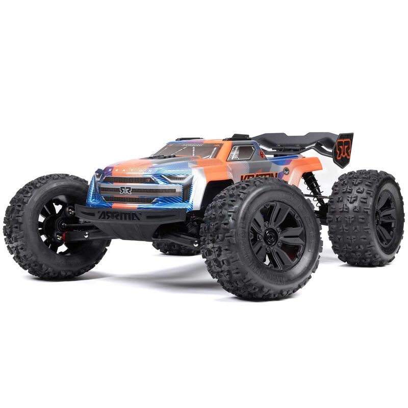 ARA8608V6T1 1/8 KRATON 4X4 6S BLX BRUSHLESS V6 SPEED TRUCK RTR (Blue/Orange)