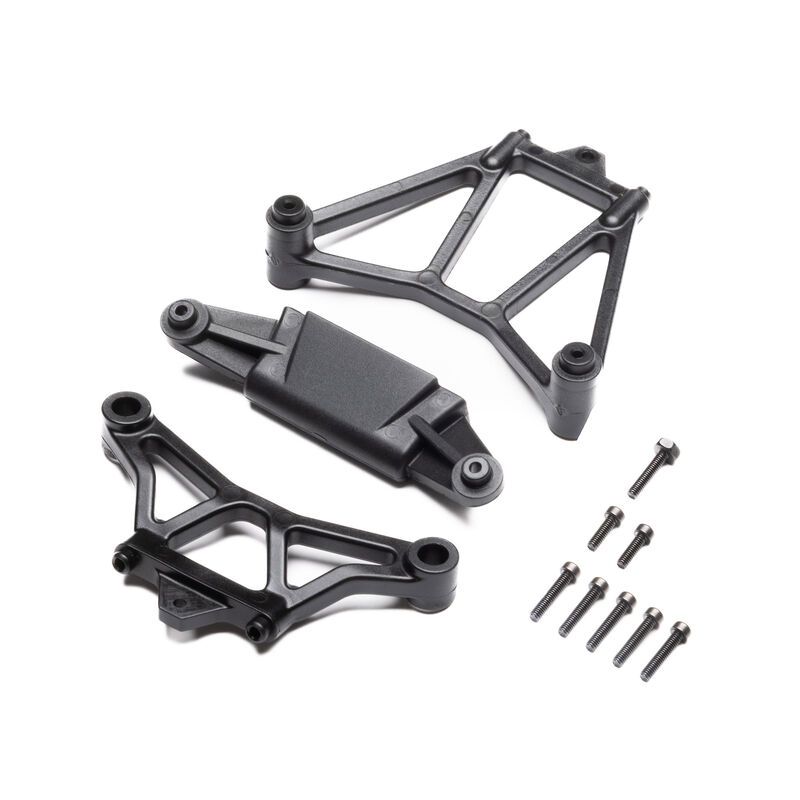 LOS-3780 Clipless Body Brace Set, Chassis: GROM Asphalt Late Model
