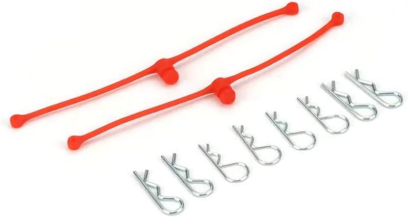 2252 Dubro Body Klip Retainers-Orange