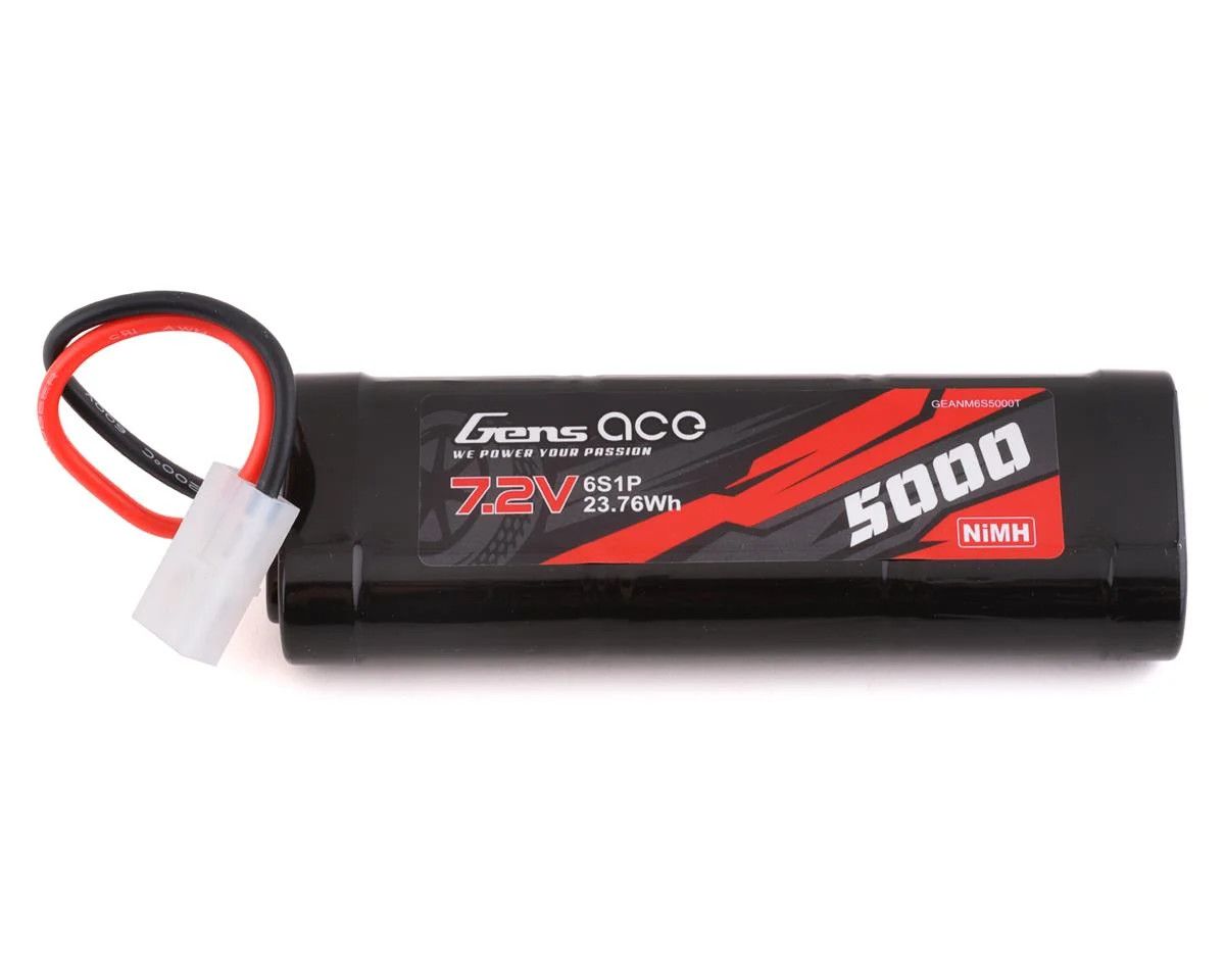 GEANM6S5000T Gens Ace 6 Cell 7.2V NiMh Battery (5000mAh) w/Tamiya Connector