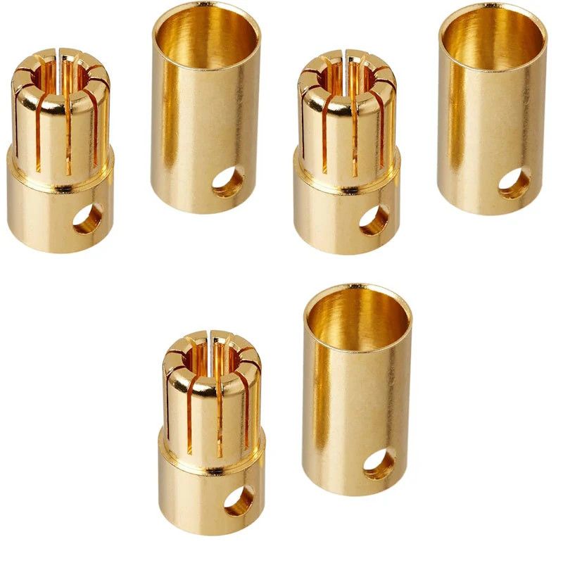 PHB7745 Powerhobby 8mm Bullet Connectors (3 pairs)