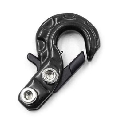 Yeah Racing 1/10 Scale Metal Winch Hook w/Safety Latch (Black)