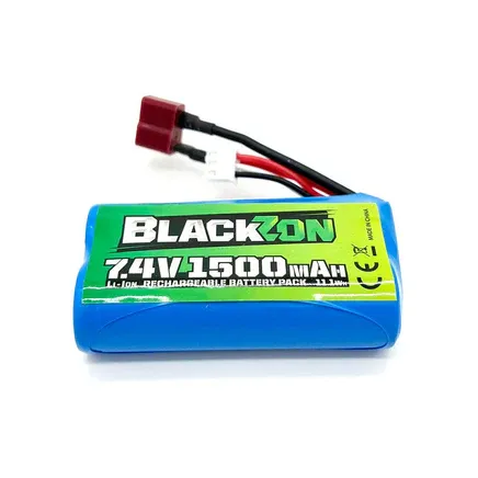 BZN540149	BlackZon Battery Pack (Li-ion 7.4V, 1500mAh), w/T-Plug, Smyter