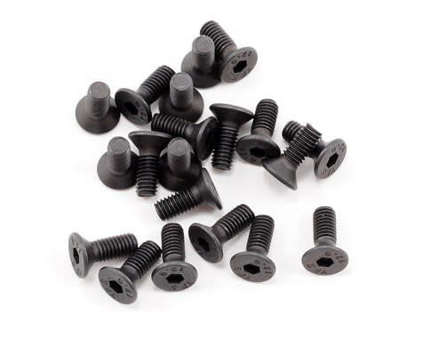 ASC25201 Team Associated M3X8mm Flat Head Hex Screw (10)