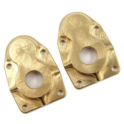 Yeah Racing Axial SCX10 III/Capra Brass Portal Covers (2)