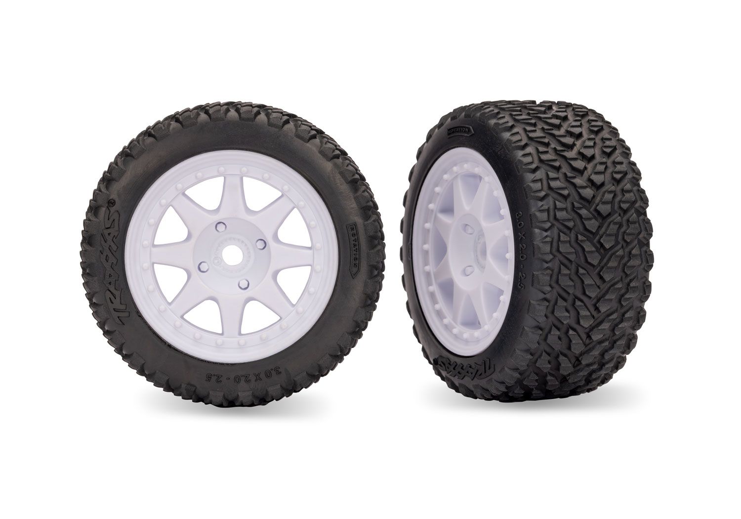 10872-WHT White Front Mini Rally Wheels