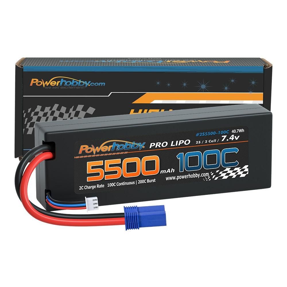 PHB4S520050EC5 Powerhobby 4S 14.8V 5200mAh 50C Lipo Battery Soft Case 4-Cell w EC5 Plug