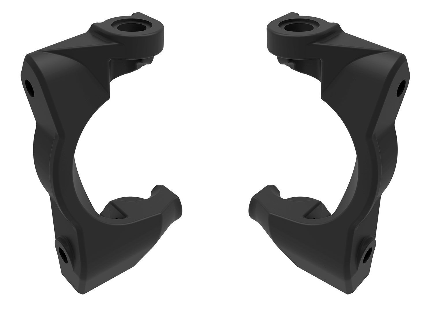 10732-BLK Black Caster Blocks (L&amp;R)