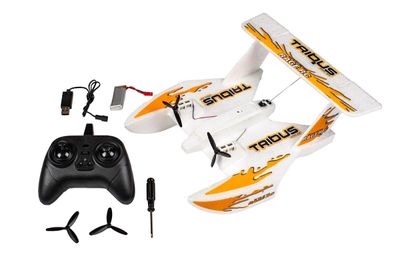 RGR3101 Rage R/C Tribus 250 Electric Powered RTF Amphibious Aircraft; Orange