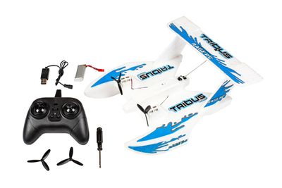 RGR3100 Rage R/C Tribus 250 Electric Powered RTF Amphibious Aircraft; Blue