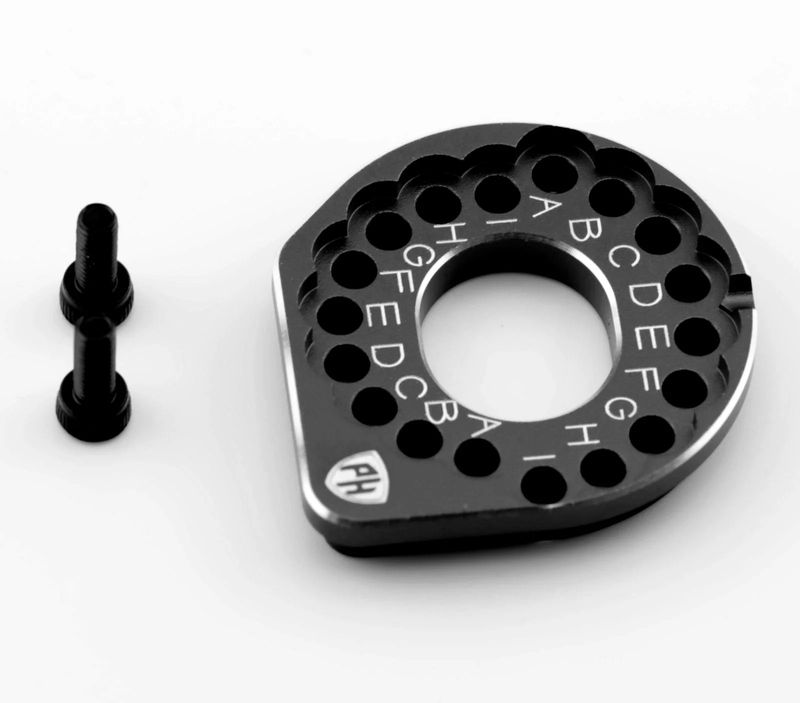 PHB7059Black Powerhobby Aluminum Motor Mount Black Kyosho Fazer Mk2