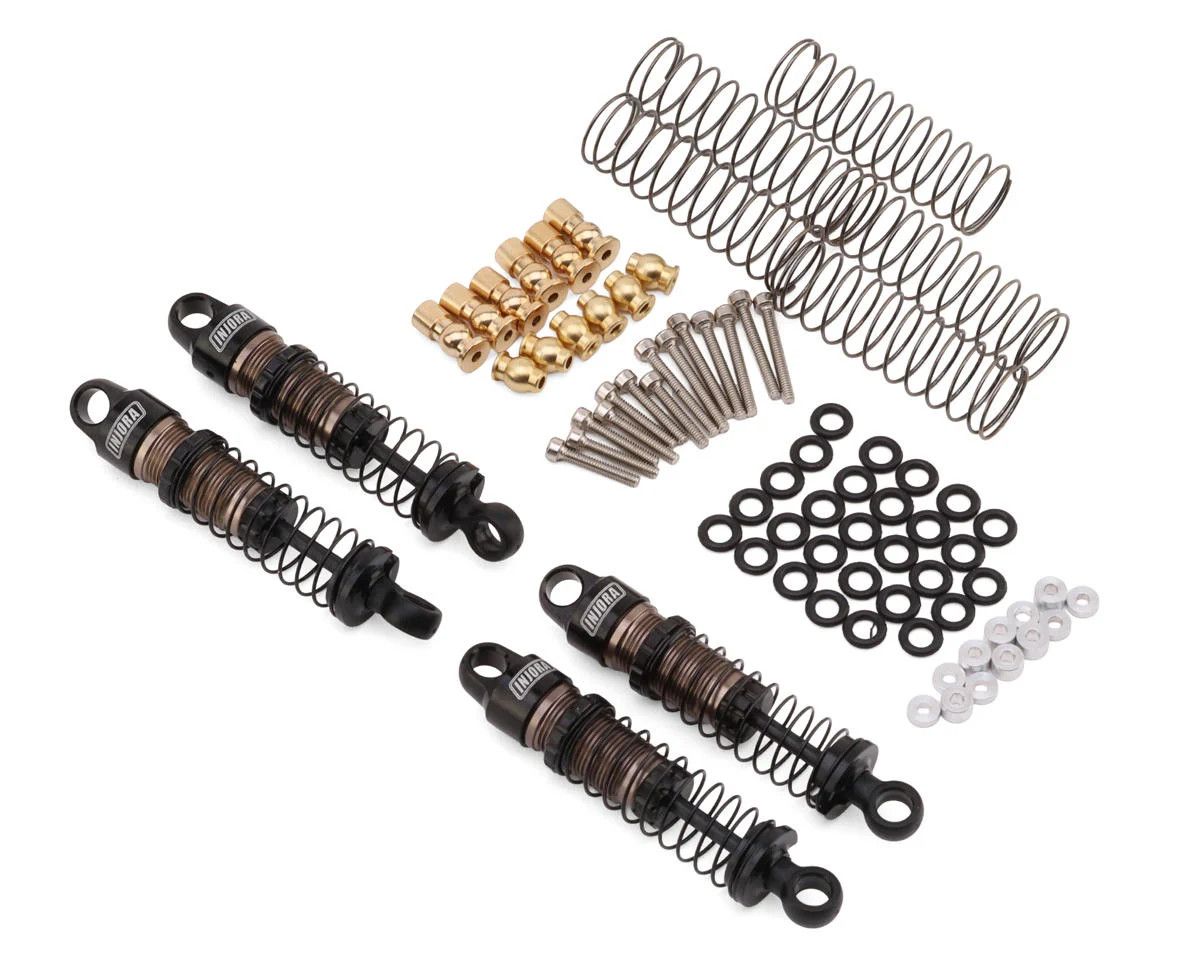 Injora Aluminum 40mm Threaded Big Bore Oil-Filled Shocks (4) (SCX24/FCX24M)