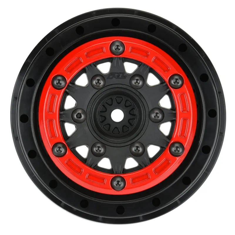 PRO281104	 1/10 Raid Bead-Loc F/R 2.2/3.0 SC (2) Rd/Blk