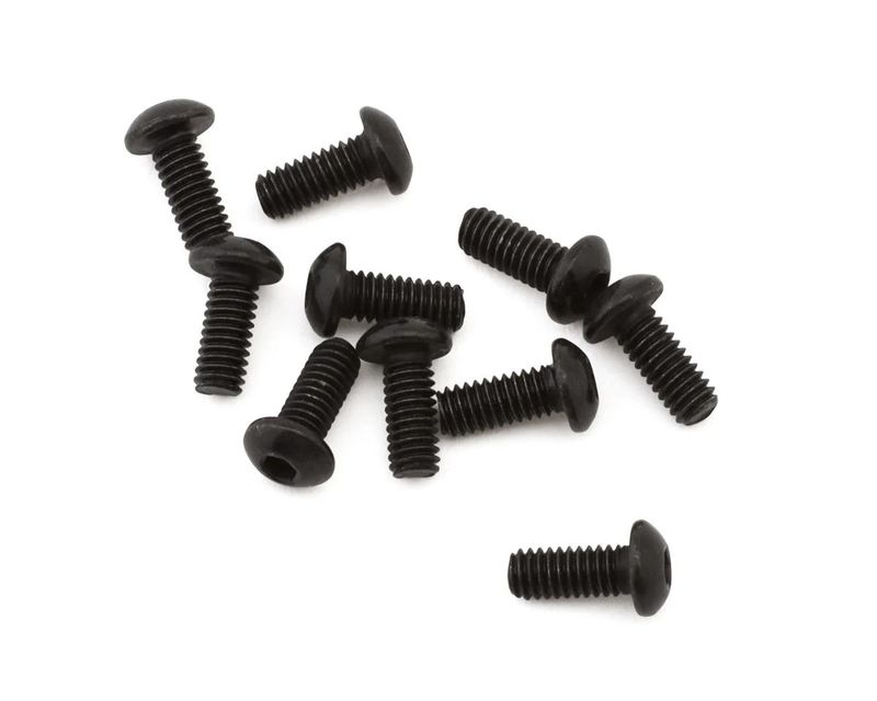 ECP-H-3102 EcoPower 2.5mm "High Strength" Steel Button Head Screws (10) (2.5x6mm)