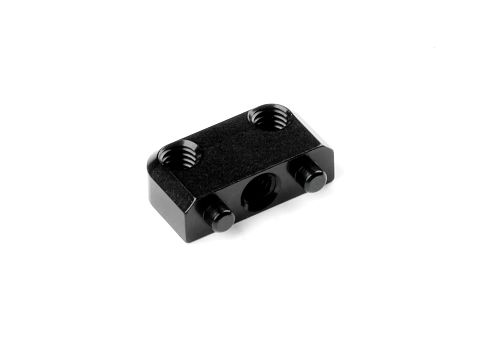 301370 X4 ALU PLATE FOR REAR GRAPHITE BODY POST HOLDER