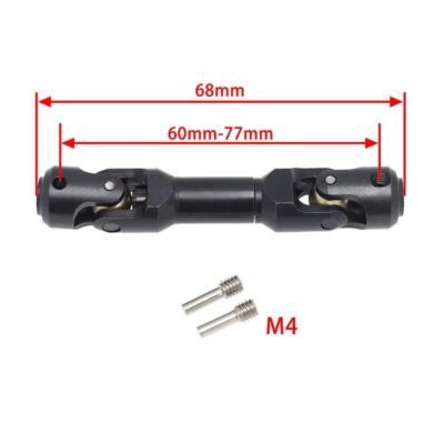 PHB5211 Powerhobby Universal Spline Drive Shaft CVD 60-77MM (1) Wraith SCX10