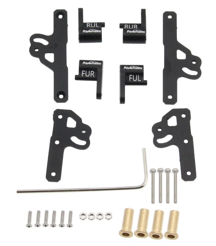 PHB6612 Powerhobby CNC Aluminum Flex Blades Suspension Travel Extension Axial SCX24