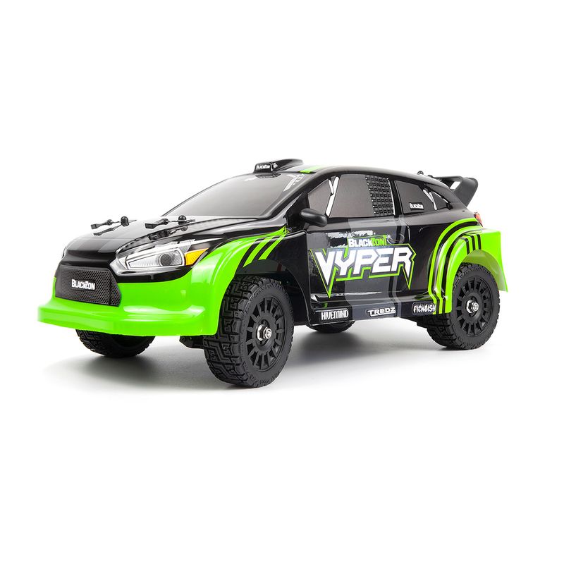 BZN540281 BlackZon Vyper RX 1/16 4WD Rally Car - Green