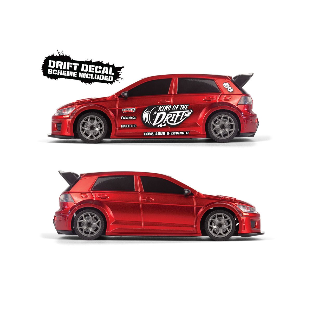BZN548100 BlackZon Myte D 1/43 Drift Car - Red