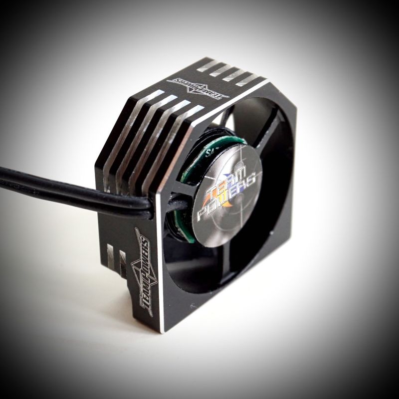 TPRHAFPM3015ALUV33K-S 33K, 30mm Bottom Mount Fan - Team Powers High Air Flow Cooling Fan V33K, 30x30x15 (Silver Alu Casing), 33000rpm@8.4V