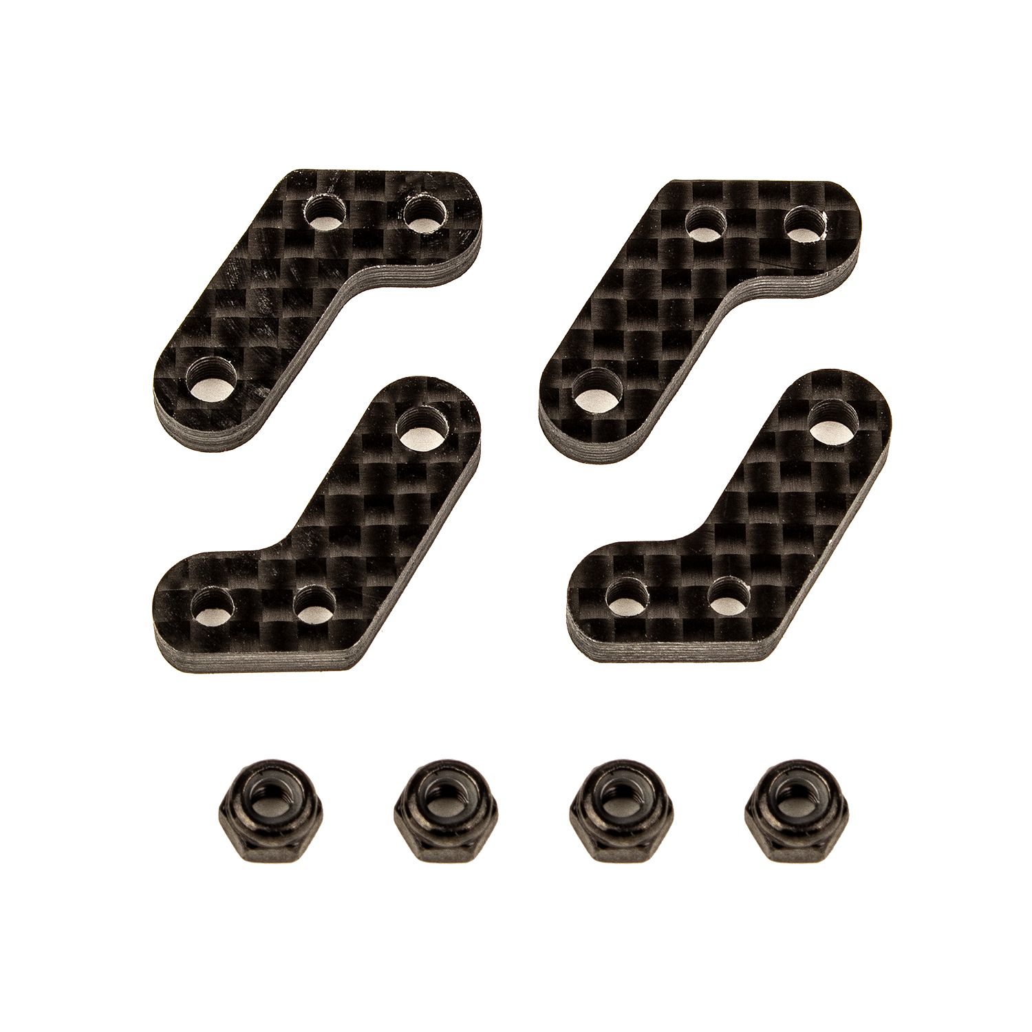 ASC31849 Team Associated Apex2 FT Steering Arms, Carbon Fiber