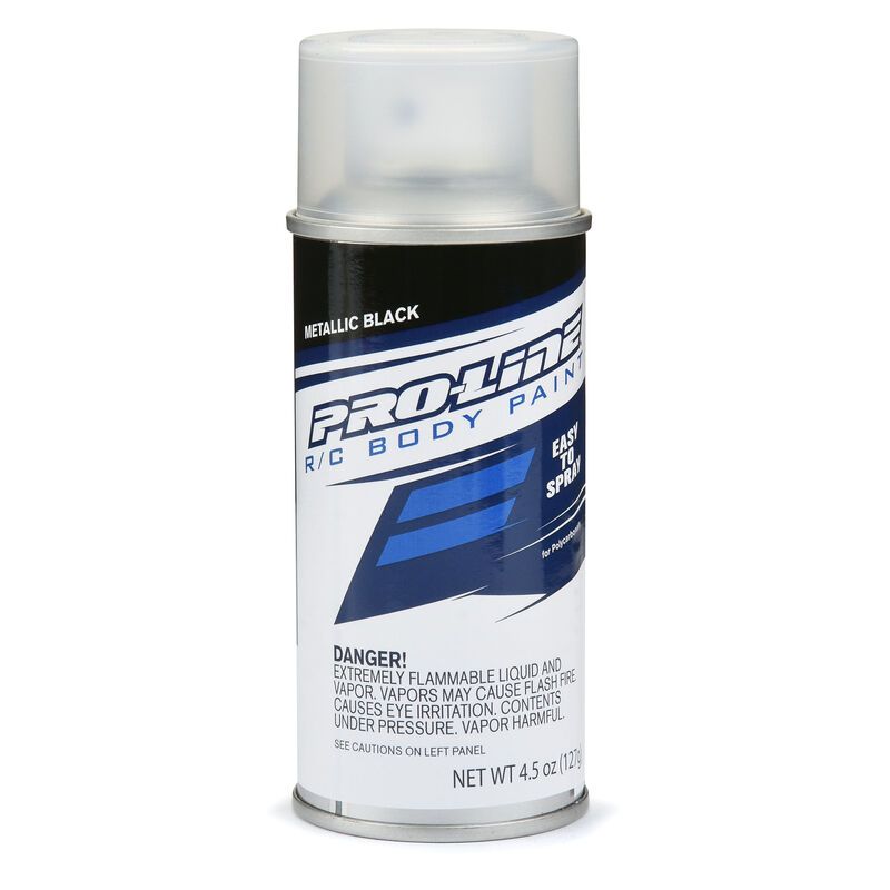 PRO643702	 Pro-Line RC Body Spray Paint - Metallic Black