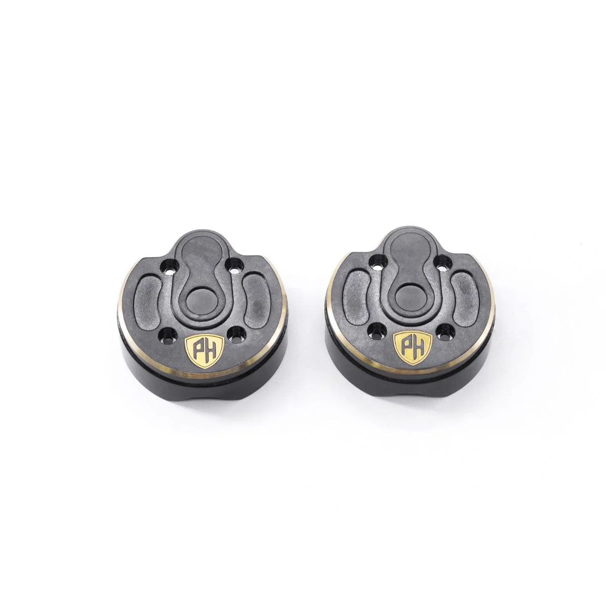 PHBSCX1011 Powerhobby Outer Brass portal Cover Front or Rear Axial Capra / SCX10 III 85Grams