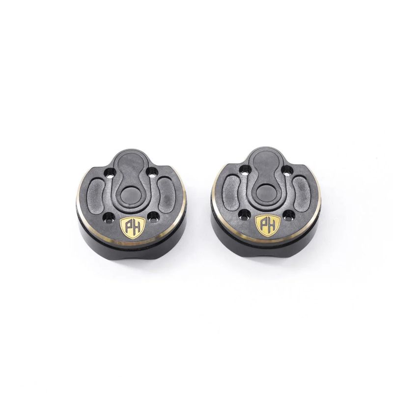 PHBSCX1011 Powerhobby Outer Brass portal Cover Front or Rear Axial Capra / SCX10 III 85Grams