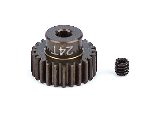 ASC1342 Team Associated Factory Team Aluminum Pinion Gear, 24T 48P, 1/8" shaft