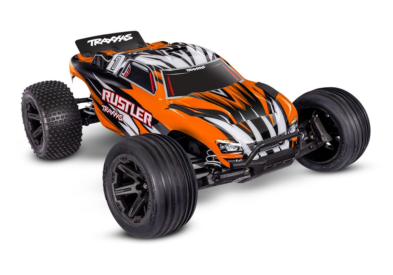 37254-8-ORNGX Rustler 2WD XL-5 w/Battery