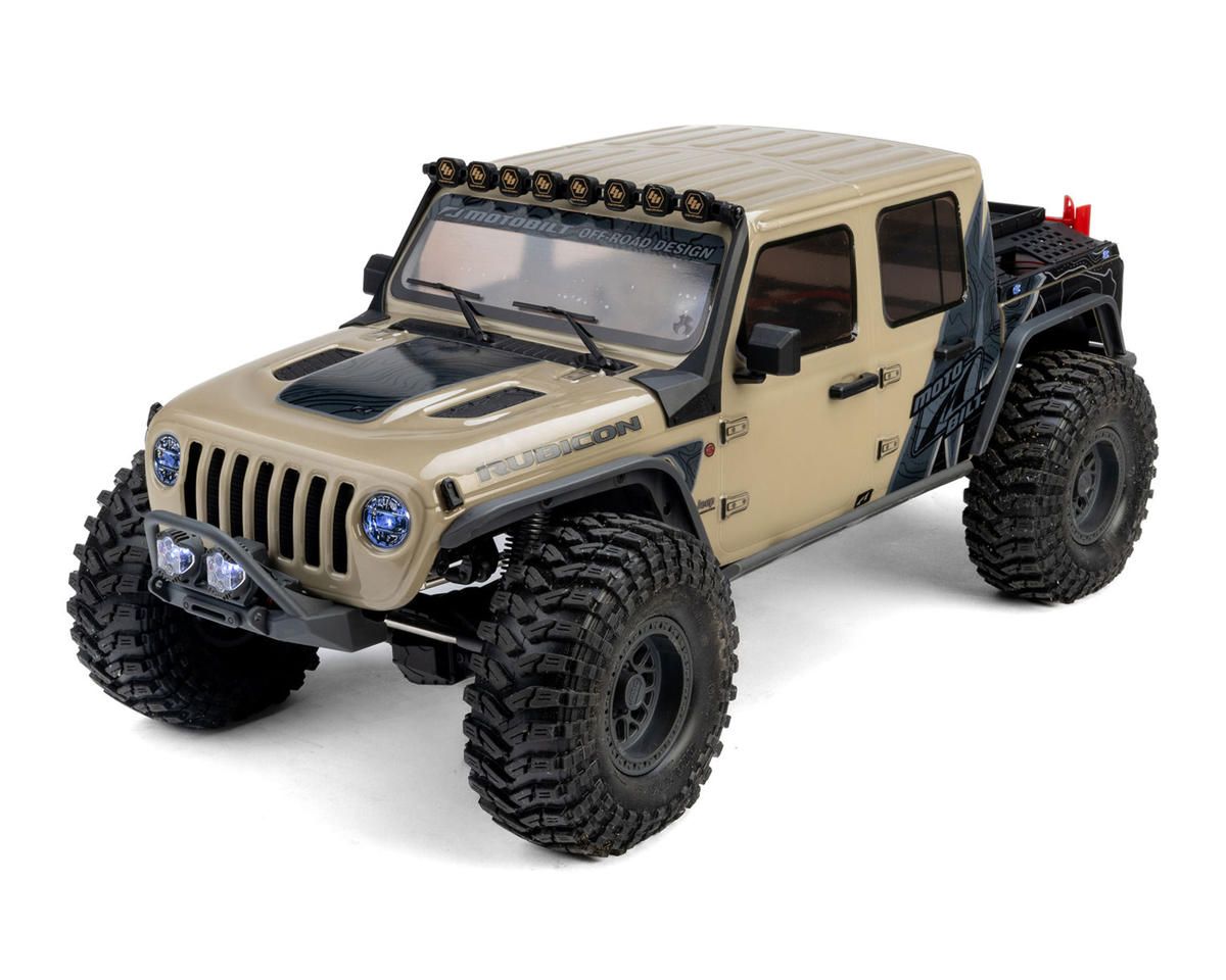 AXI-2443T1 1/10 Axial SCX10 III Jeep JT Gladiator 4X4 RTR Brushed Rock Crawler, Tan