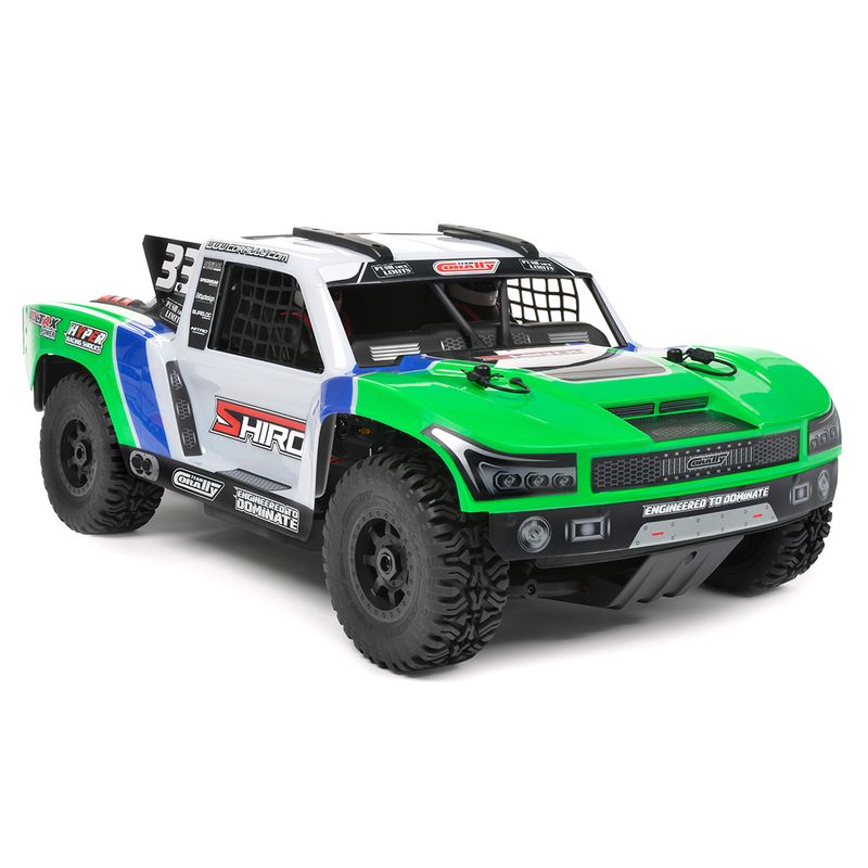 COR00478-G  Shiroi XP6 1/8 6S Short Course Truck, Roller Version, Green