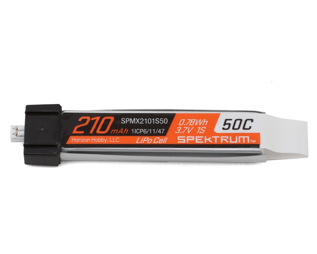 SPMX2101S50	 210mAh 1S 3.7V 50C LiPo; JST PH1.25mm Connector