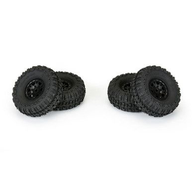PRO1020910	 1/24 Trencher F/R 1.0 Trs MTD 7mm Blk Impulse (4)