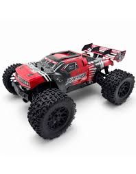 COR00231-R Corally Punisher XD 4WD 2S Small Scale, RTR Monster Truck, Red